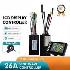 Controller onda sinusoidale tre modalità E-bike 26A con linea di apprendimento e display LCD