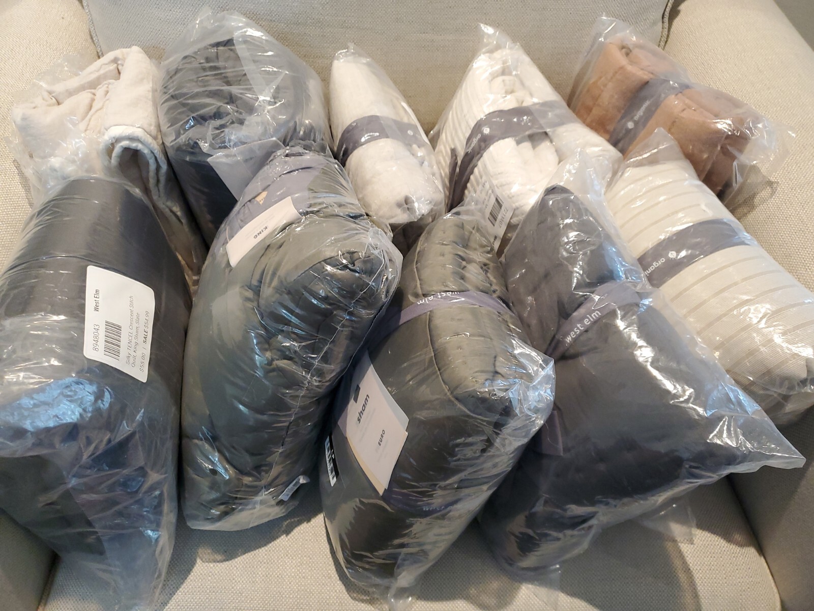 NEW West Elm Shams YOU CHOOSE style, size & color Standard, Euro or