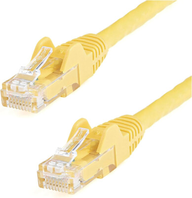 StarTech.com 7ft CAT6 Ethernet Cable - Yellow CAT 6 Gigabit Ethernet Wire -650M