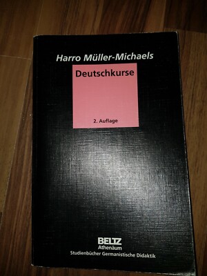 Deutschkurse Harro Müller-Michaels 2. Aufl. 
