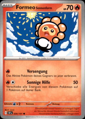 Pokemon 20/191 - Formeo - Common - SSP Stürmische Funken