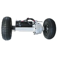 24V 180W Electric Transaxle Brush Motor 9x3.50-4 Tire for Scooter 3 Wheeler Cart