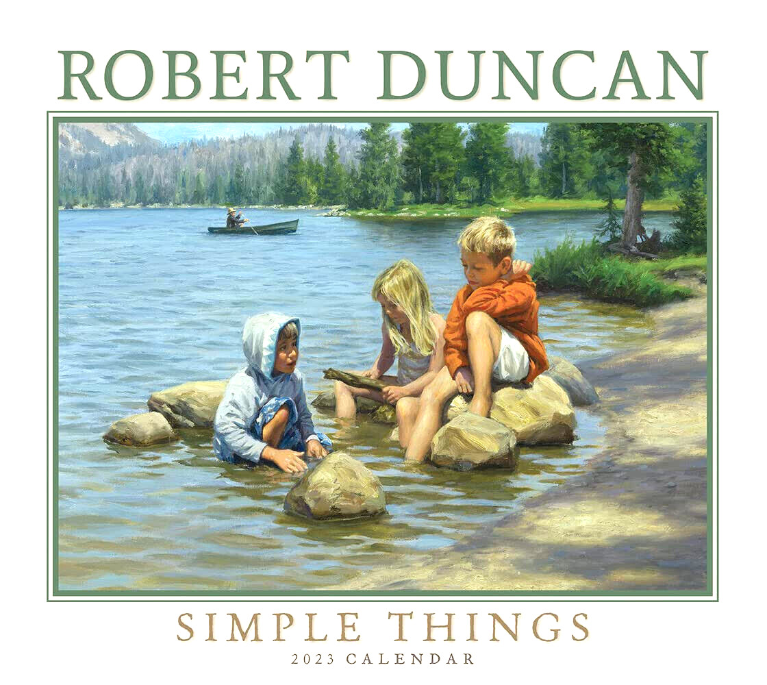 2023 Robert Duncan "Simple Things" Deluxe Wall Calendar NEW! | eBay