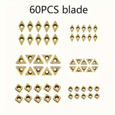 60PCS CNC lathe Boring, turning, and insertCarbide Insert CCMT DCMT TCMT