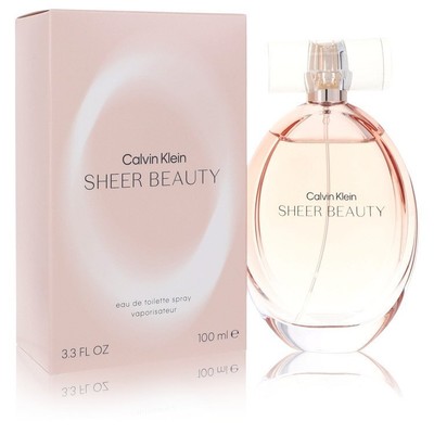 Sheer Beauty by Calvin Klein Eau De Toilette Spray 3.4 oz For Women New In Box