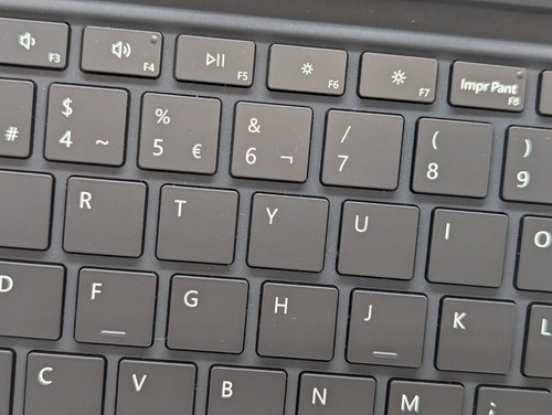 SPANISH Microsoft Signature Keyboard for Surface Pro X 8 9 cover black 1905 - Photo 5/13