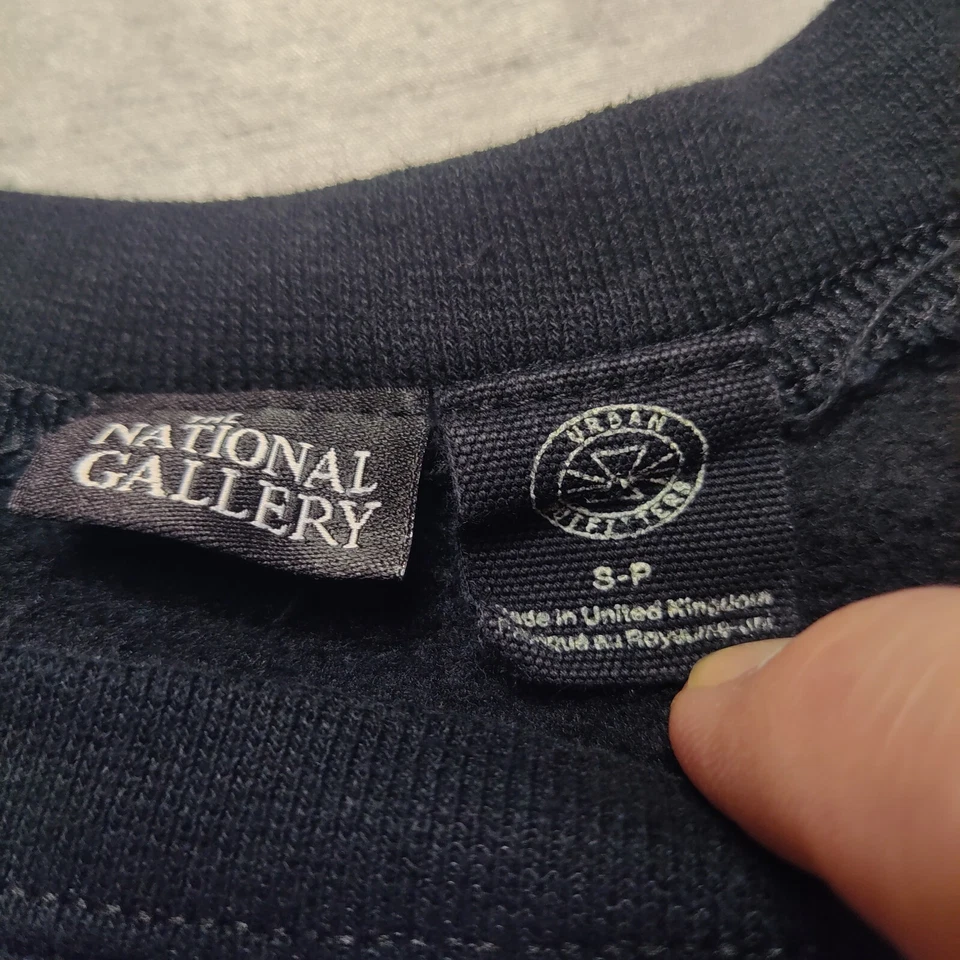 Sudadera pequeña de colección National Gallery London Vincent Van Gogh A Wheatfield para hombre Foto 4 de 4