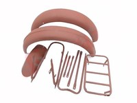 FüR Norton 16H Raw Metall Vorne & Hinten Schutzblech Set Mit Komplett Stay Gec