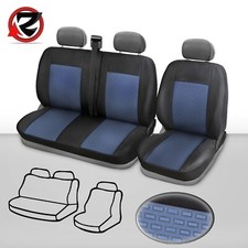 Setz Sitzbezüge Blau 2+1 Passend Für Bus Peugeot Boxer 2006-2019 Polyester Stoff