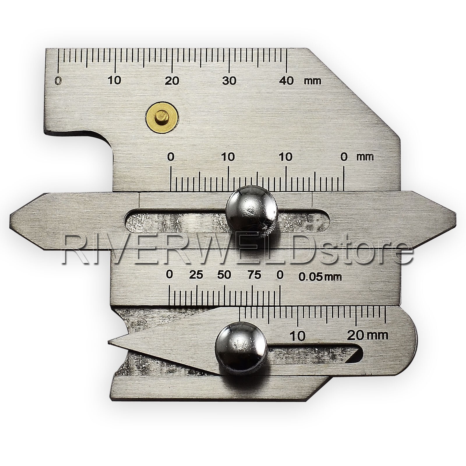 RIVERWELD HJC40 Welding Gauge Detect Boilers Bridges Pipes Gages Metric