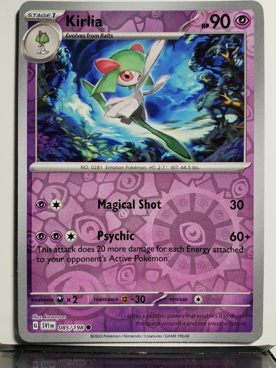 REVERSE HOLO Kirlia 085/198 NM / M Scarlet Violet Pokemon Card $2