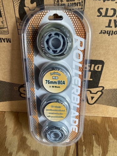 Rollerblade Wheels 76mm / 80A New in package
