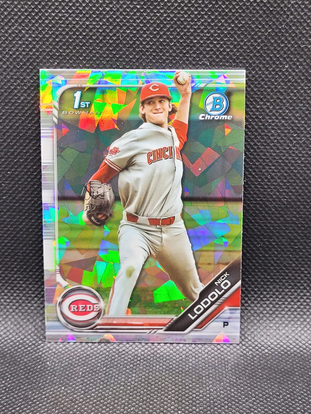2019 Bowman Chrome Draft NICK LODOLO sapphire refractor RC 1st Cincinnati Reds