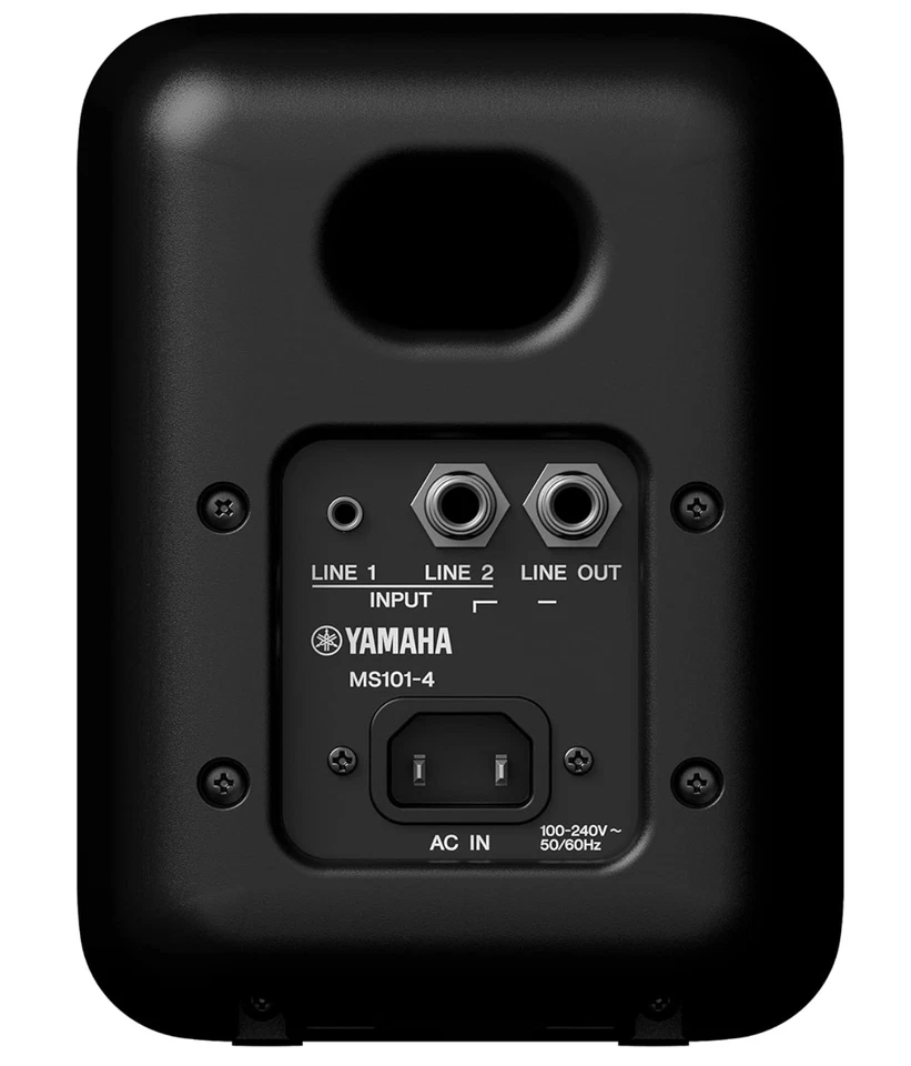 YAMAHA Powered Monitor Speakers 30W MS101-4 Black - Image 4 of 4