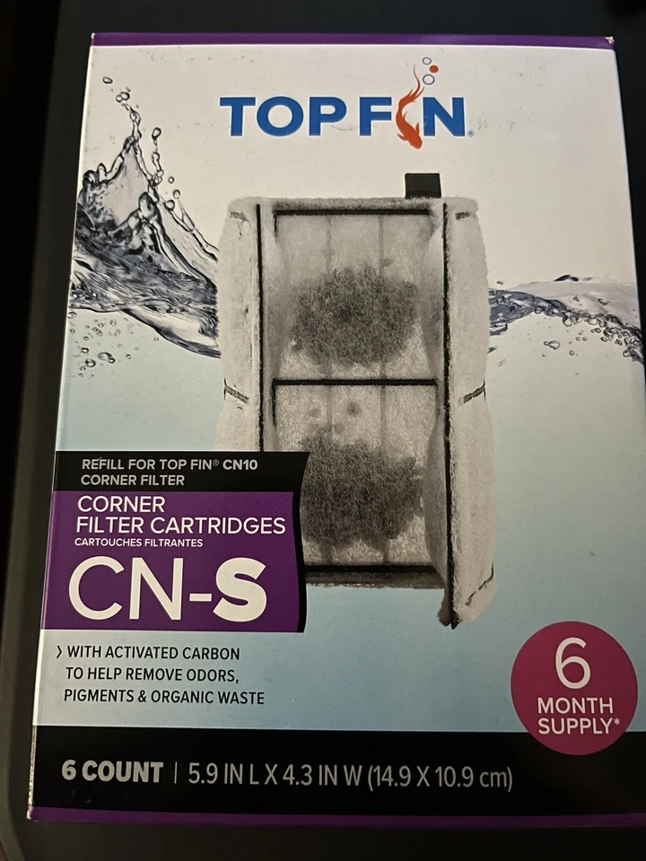 Top Fin CN-S Refill for CN10 Corner Filter 6 Count - Image 4 of 4