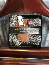 Albert Thurston Traditional Sock Suspenders/Garters Made in England. Patterne...