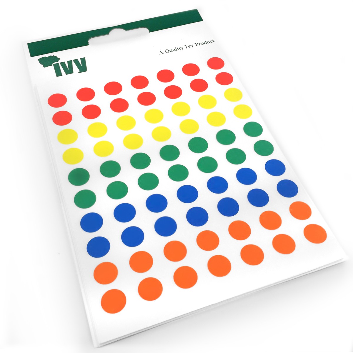 Pastilles Rondes Multicolores Herma 8 Mm - Sachet De 540