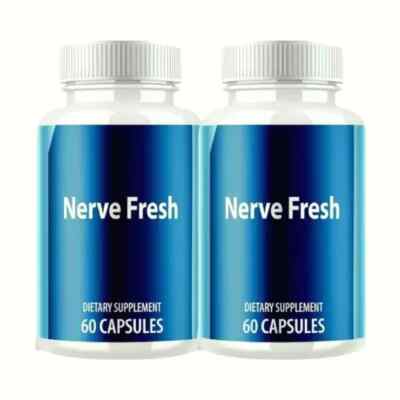 2-Pack Nerve Fresh Capsules for Nerve Health & Function Support - 120 Capsules