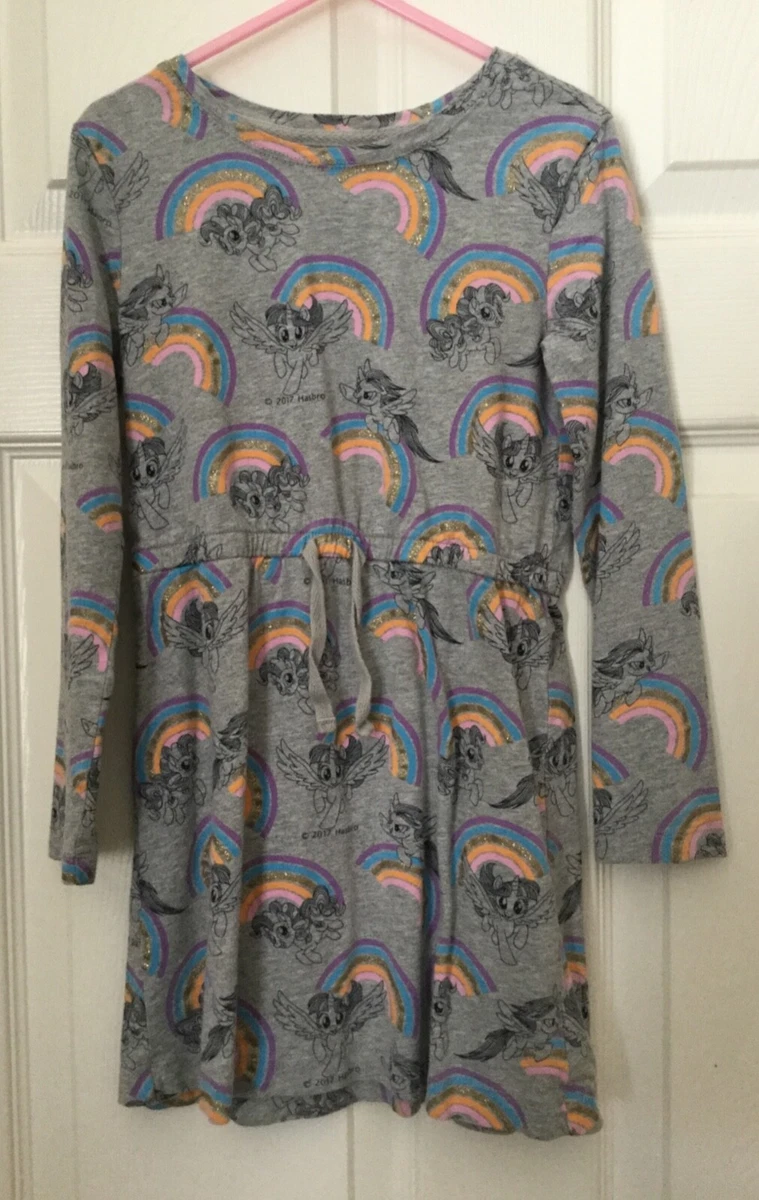 my little pony long sleeve dress My Little Pony Toddler Girls' Print Dress with Long Sleeves, Sizes 12M-5T