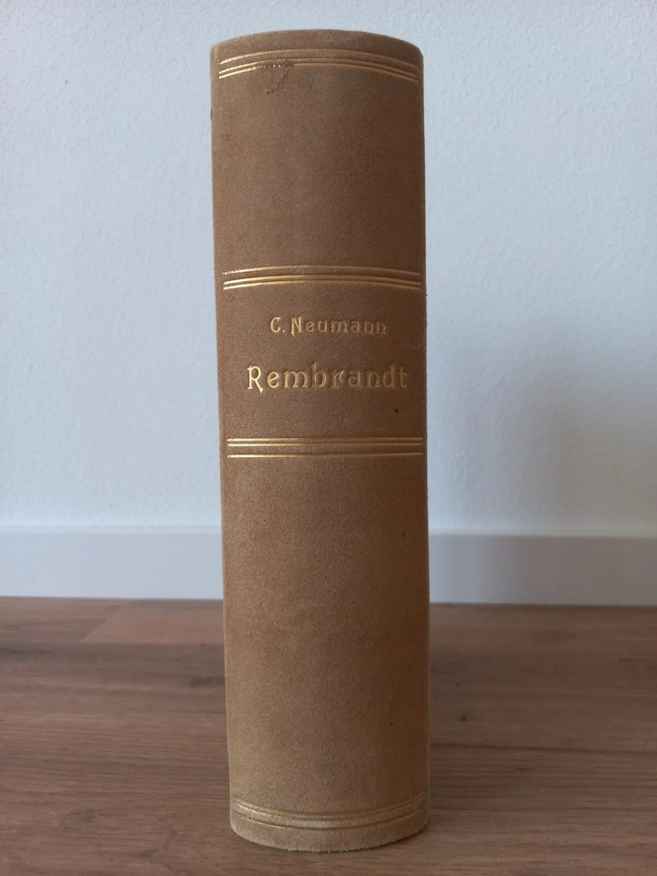 Rembrandt Prachtband Ganzleder 1902 | Sehr groß (27,5cm) und schwer (3kg) | RAR! - Bild 3 von 4