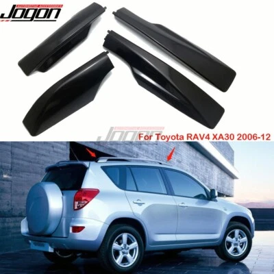 4X Roof Rack Rail End Covers Shell For Toyota RAV4 XA30 2006 2007 2008 2009-2012 - Image 1 of 4