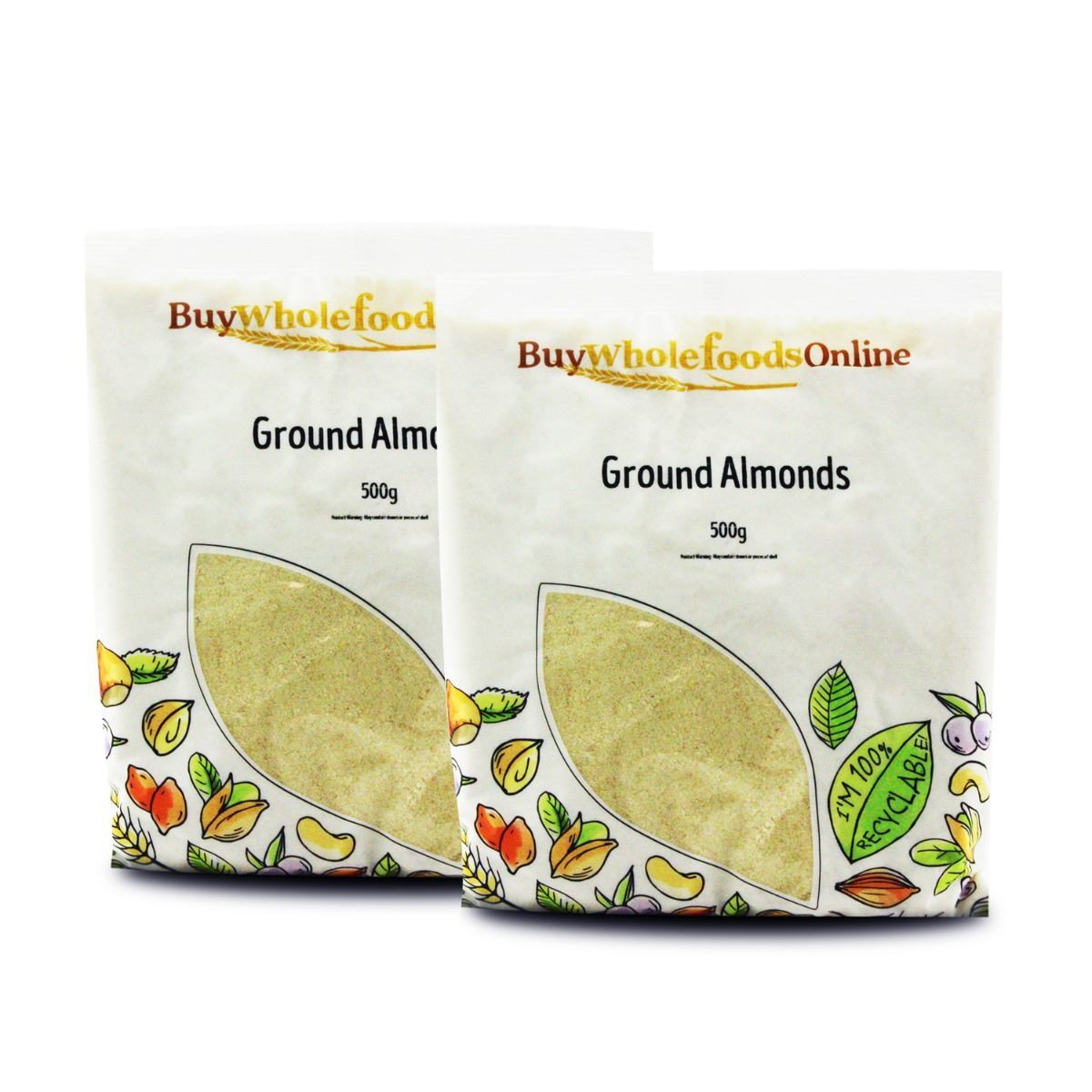 Ground Almonds 1kg | BWFO | Free UK Mainland P&P