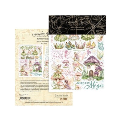 GRAPHIC 45 ~ FAIRY BOUTIQUE ~ Rub-Ons