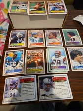 1983 Topps Football Card Lot - 385 Cards W/Stars - Walter Payton, Joe Jacoby RC