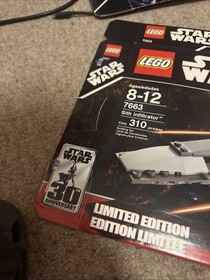 Lego 7663 Sith Infiltrator Star Wars BOX ONLY
