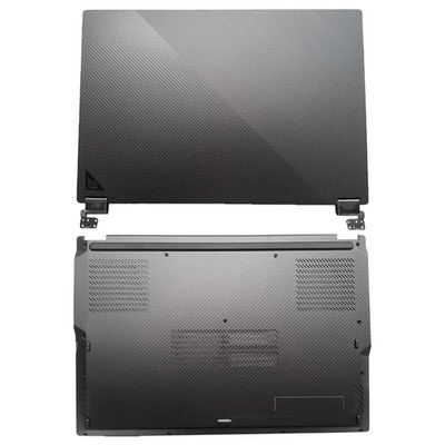 New for ASUS ROG Flow X16 GV601 GV601RM Black LCD Back Cover+Hinges+Bottom Case