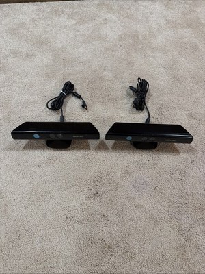Lot of TWO (2) - Microsoft Xbox 360 Kinect Sensor Bars Only - Black TESTED