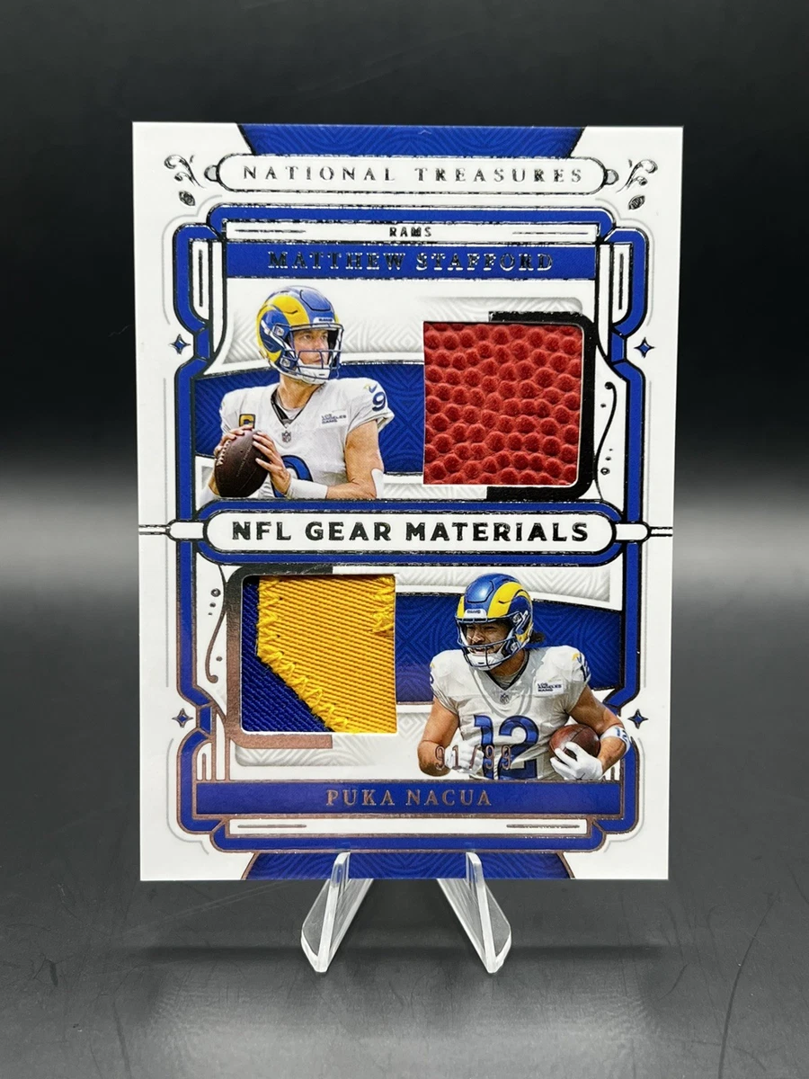 Panini Matthew Stafford Memorabilia Football Sports Trading Cards