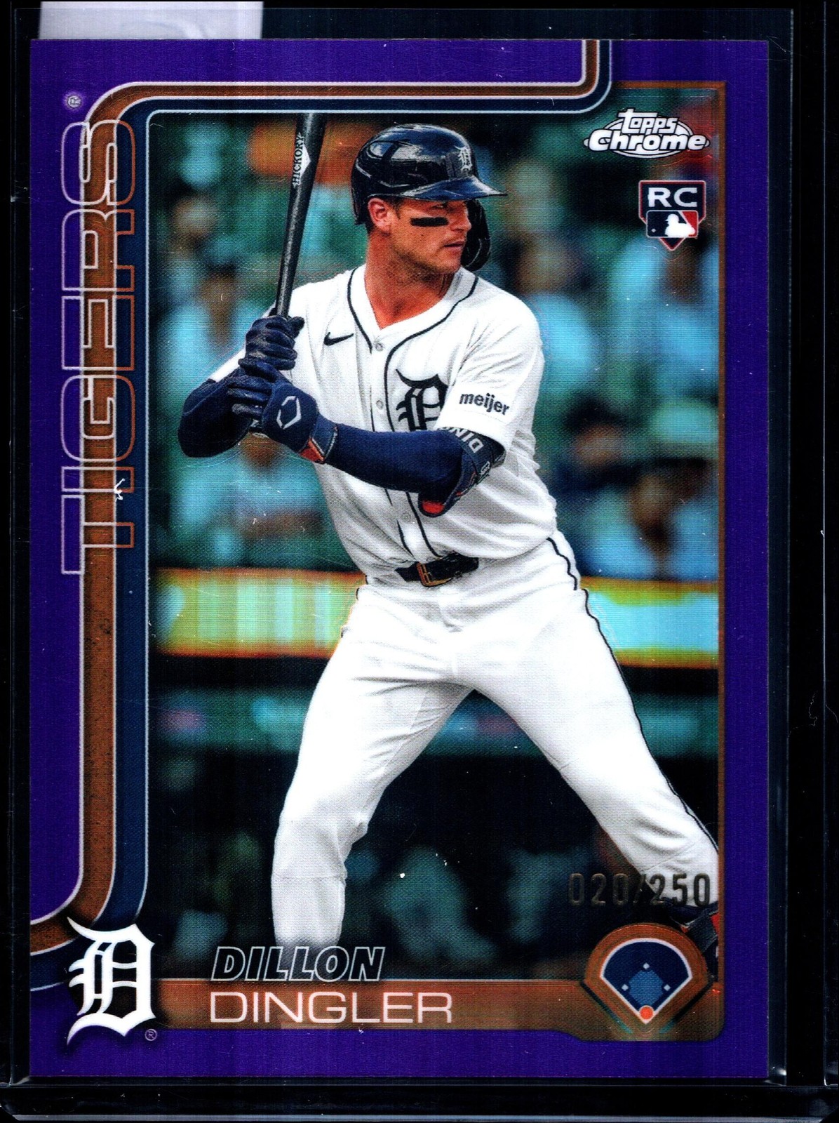 2025 Topps Chrome #274 Dillon Dingler Purple Refractors #/250