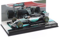 L. Hamilton Mercedes F1 W06 #44 Sieger Usa Gp Formel 1 Weltmeister 2015 1:43 Min
