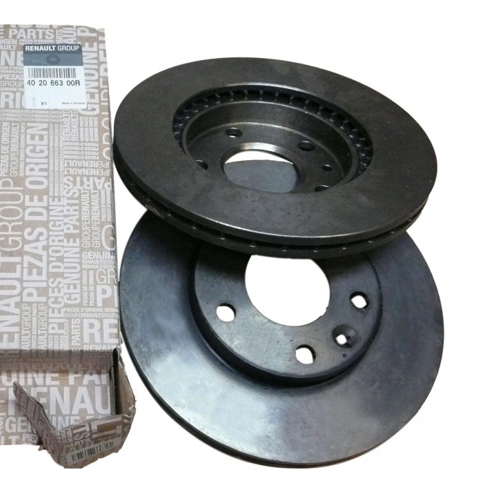 2 Disques de Frein Avant pour Renault Duster OE 402066300R Diamètre 269mm