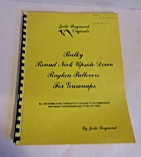 Bulky Round Neck Ragland Upside-Down Sweaters Pullovers For Adults Knitting Book