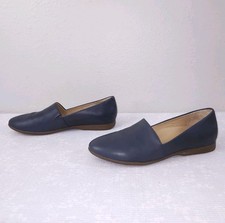 DANSKO Larisa Slip-On Flats Women EU 39 US 8.5-9 Navy Blue Milled Leather Loafer