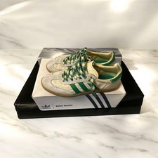 adidas gazelle silver green womens Adidas Samba Wales Bonner Cream Green US4 – Curated by Charbel