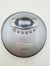 Sony CD Walkman D-FJ61 Portable CD Player FM/AM Radio Tested Works