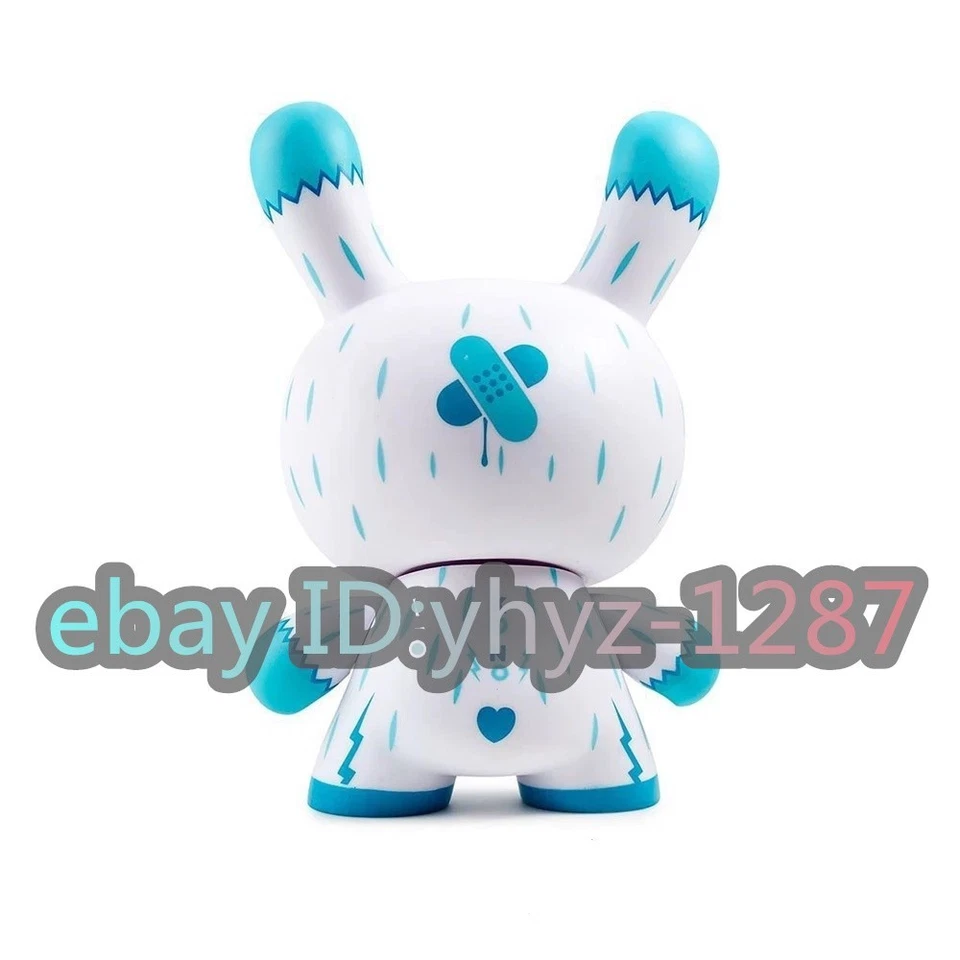 Kidrobot Dunny KONO THE YETI Blanco Azul PVC Vinilo Figura Sofubi Modelo H20CM (8 pulgadas) Foto 4 de 4