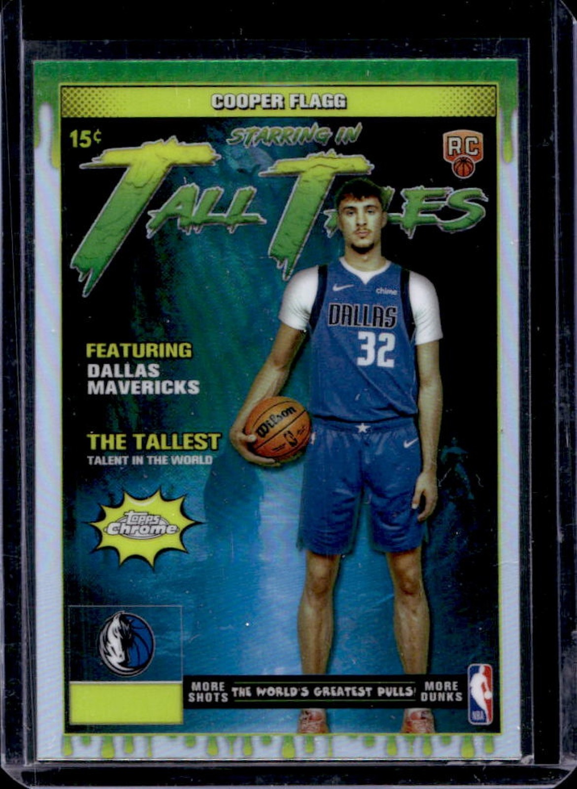 2025-26 Topps Chrome Cooper Flagg Tall Tales RC Refractor #TT-16 Mavericks