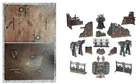 40k  S TARTER SET TERRAIN  Battlezone  (15 pieces) & (2)  Double Sided 60"x44"