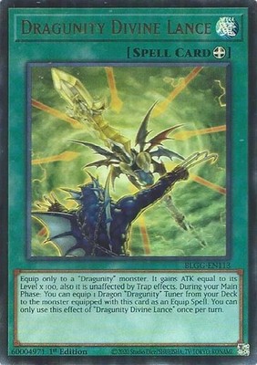 Dragunity Divine Lance 1st Edition Ultra Rare Battles of Legend: Glorious Galler