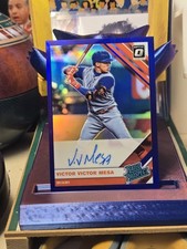 2019 Panini Optic /125 Victor Victor Mesa RatedProspectPurple Rookie Auto RPS-VV