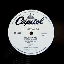 LJ Reynolds "Trust In Me" RENE & Angela "I Love You More" BOOGIE REISSUE 12"