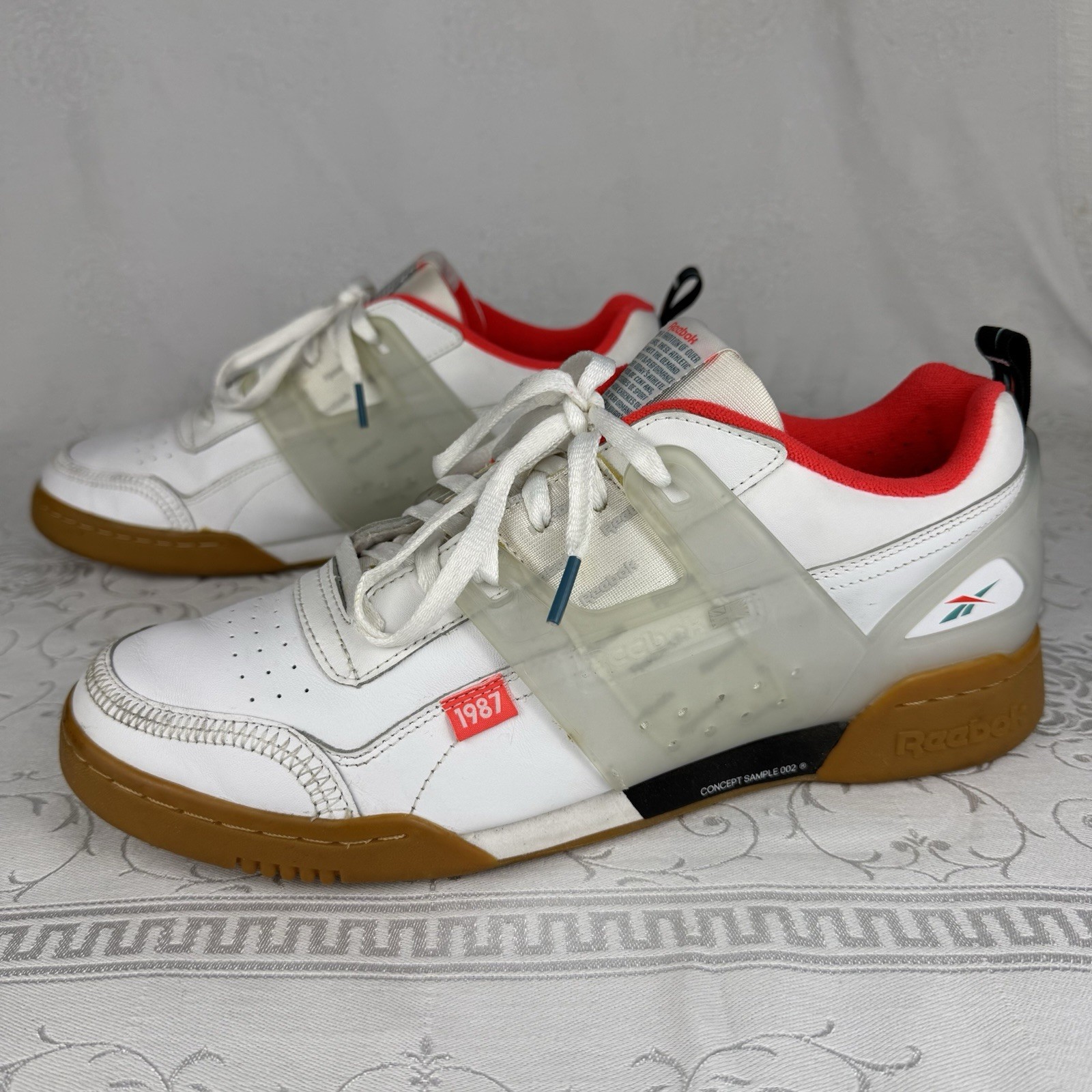 Reebok Classic Concept Sample 002 1987 Sneakers Mens Size US 11.5 White image 3
