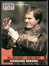 Bill Belichick 1991 Pro Set #126 Cleveland Browns