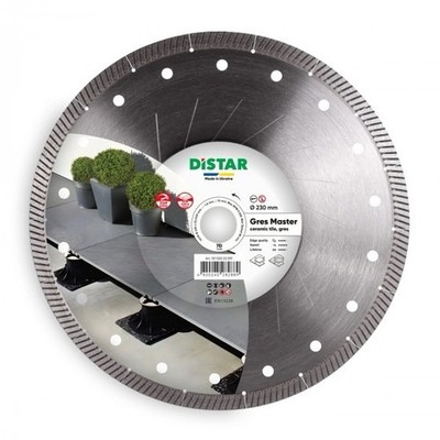 Distar GRES MASTER 230X22,23/H Diamanttrennscheibe Ideal Für Terrassen Platten