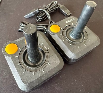 2 Two - Gemini Gemstik Joysticks (controllers) for Atari 2600 Commodore 64 - NOS