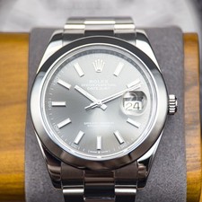 Rolex Datejust 126300-0007 Stainless Oyster Bracelet with Stainless Bezel 2026